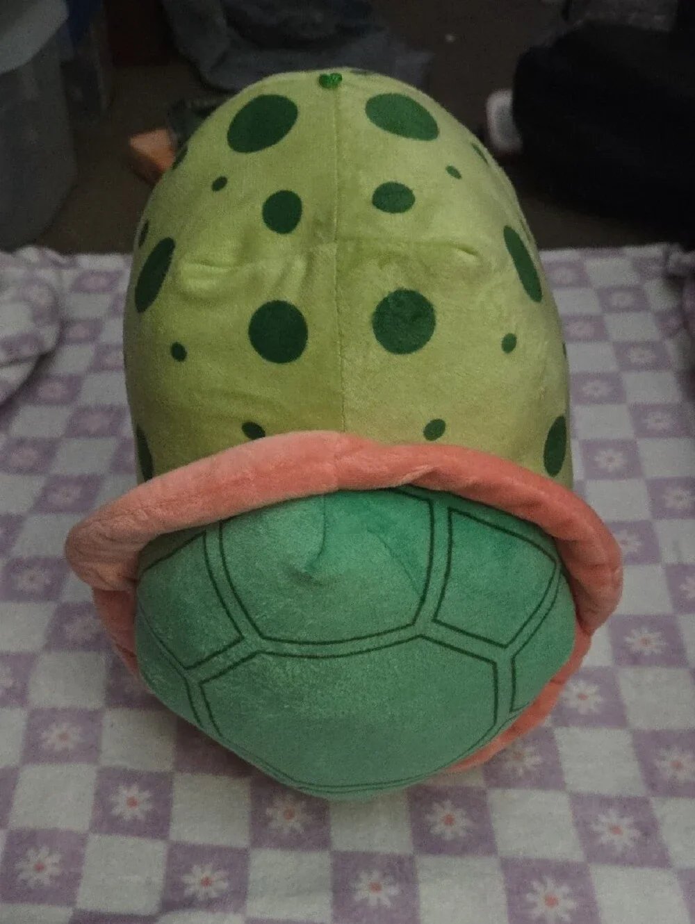 Green Plush Turtle Pet Toy - Soft Stuffed Turtle